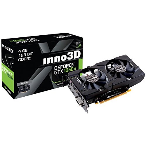 Inno3D GeForce GTX 1050 Ti Twin X2 4GB PCI-E x16 3.0 GDDR5 Graphics Card